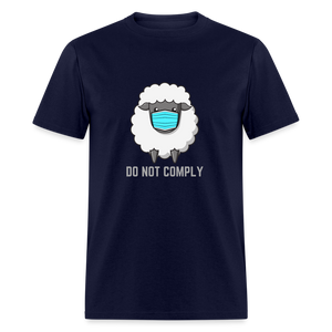 Do Not Comply Classic T-Shirt - navy