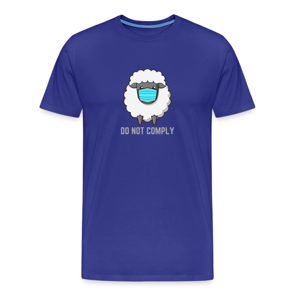 Do Not Comply Men's Premium T-Shirt - royal blue