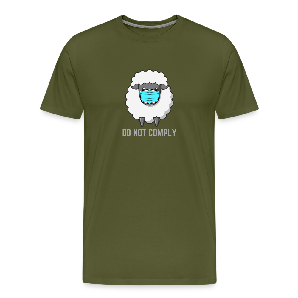 Do Not Comply Men's Premium T-Shirt - olive green