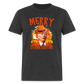 Confused Joe Biden Merry Thanksgiving - Halloween Funny Classic T-Shirt - heather black