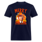 Confused Joe Biden Merry Thanksgiving - Halloween Funny Classic T-Shirt - navy