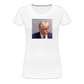 Trump's Mugshot Women’s Premium T-Shirt - white