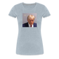 Trump's Mugshot Women’s Premium T-Shirt - heather ice blue