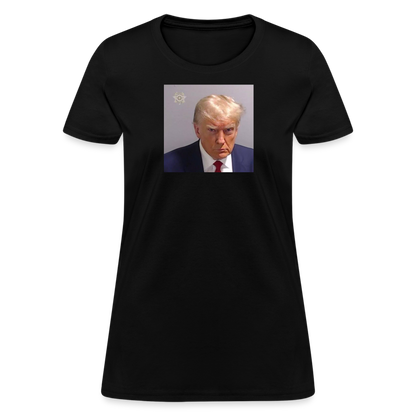 Trump's Mugshot Women's T-Shirt - black