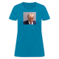 Trump's Mugshot Women's T-Shirt - turquoise