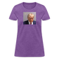 Trump's Mugshot Women's T-Shirt - purple heather