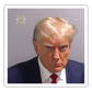 Trump's Mugshot Sticker - white matte