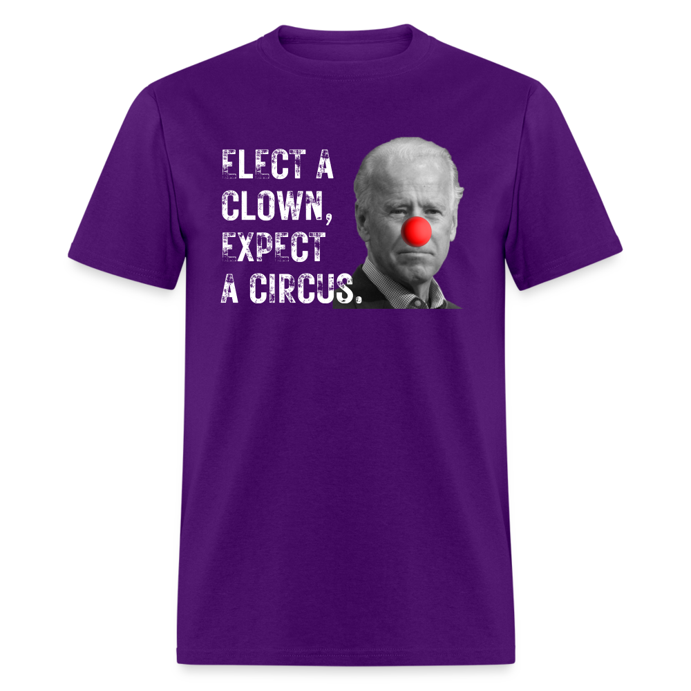 Elect a Clown, Expect a Circus Classic T-Shirt - purple