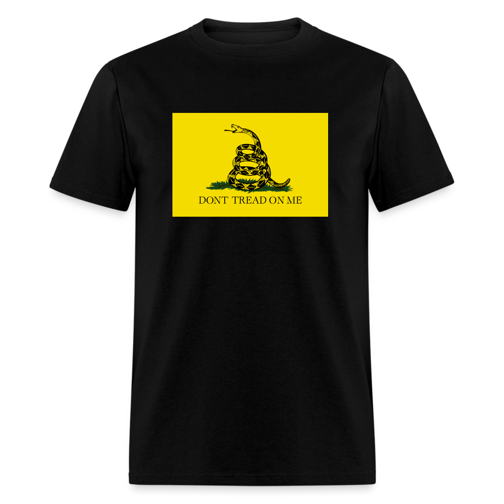 Don't Tread On - Gadsden Flag Classic T-Shirt - black