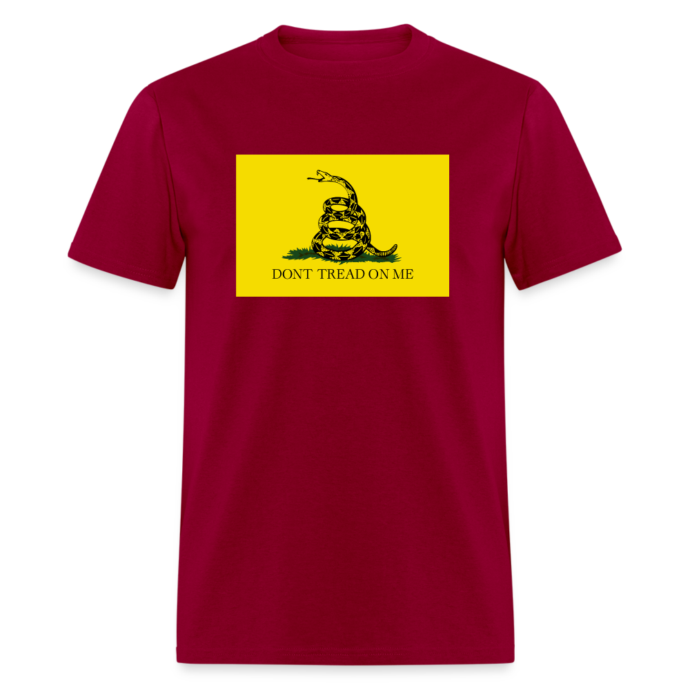 Don't Tread On - Gadsden Flag Classic T-Shirt - dark red