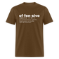 Offensive Definition Funny Classic T-Shirt - brown