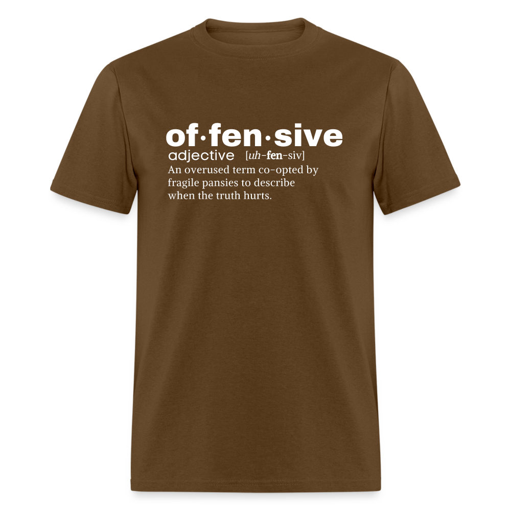 Offensive Definition Funny Classic T-Shirt - brown