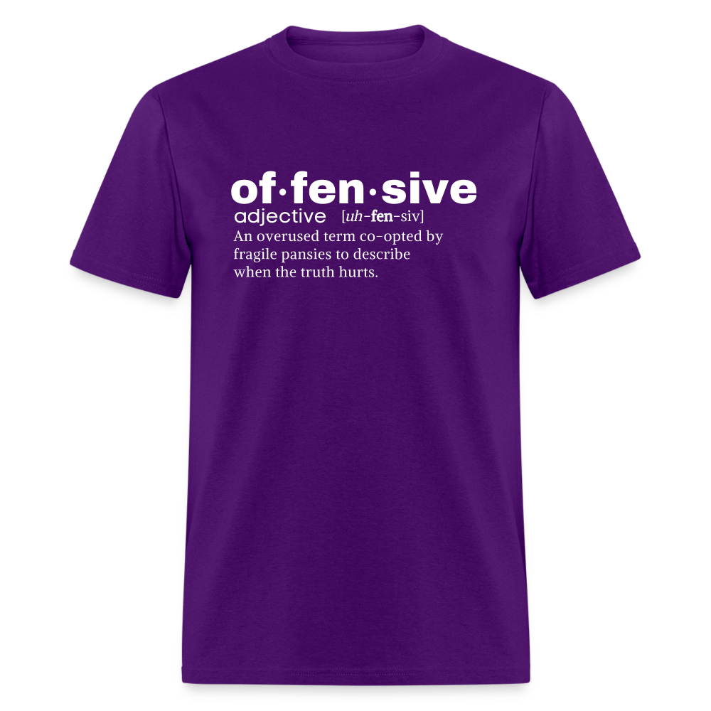 Offensive Definition Funny Classic T-Shirt - purple