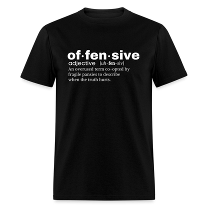 Offensive Definition Funny Classic T-Shirt - black