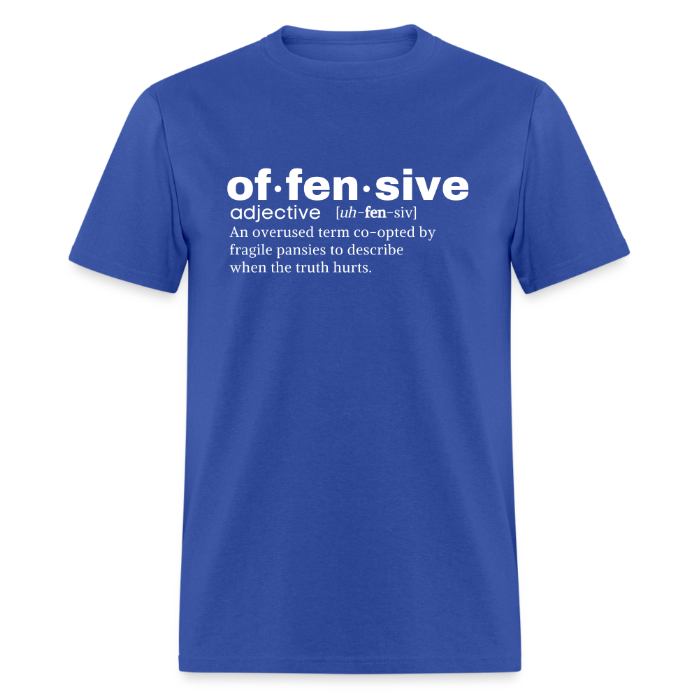 Offensive Definition Funny Classic T-Shirt - royal blue