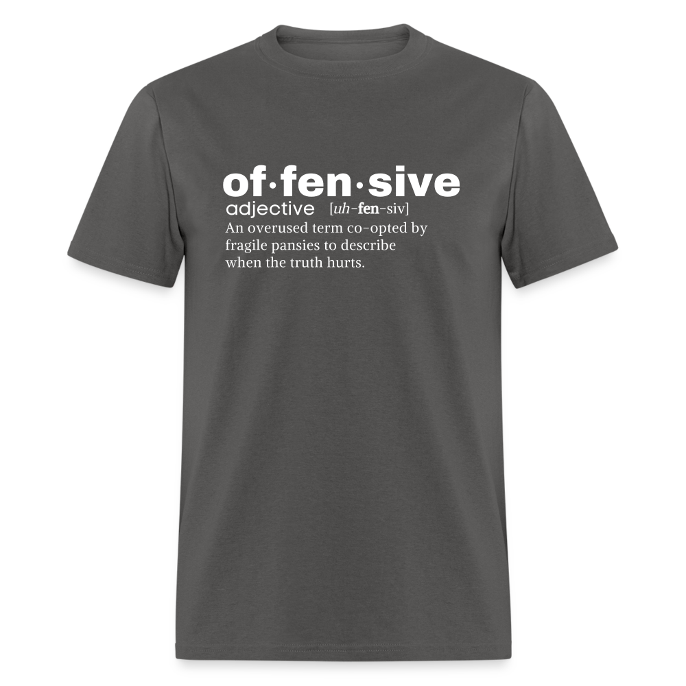 Offensive Definition Funny Classic T-Shirt - charcoal