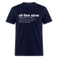 Offensive Definition Funny Classic T-Shirt - navy