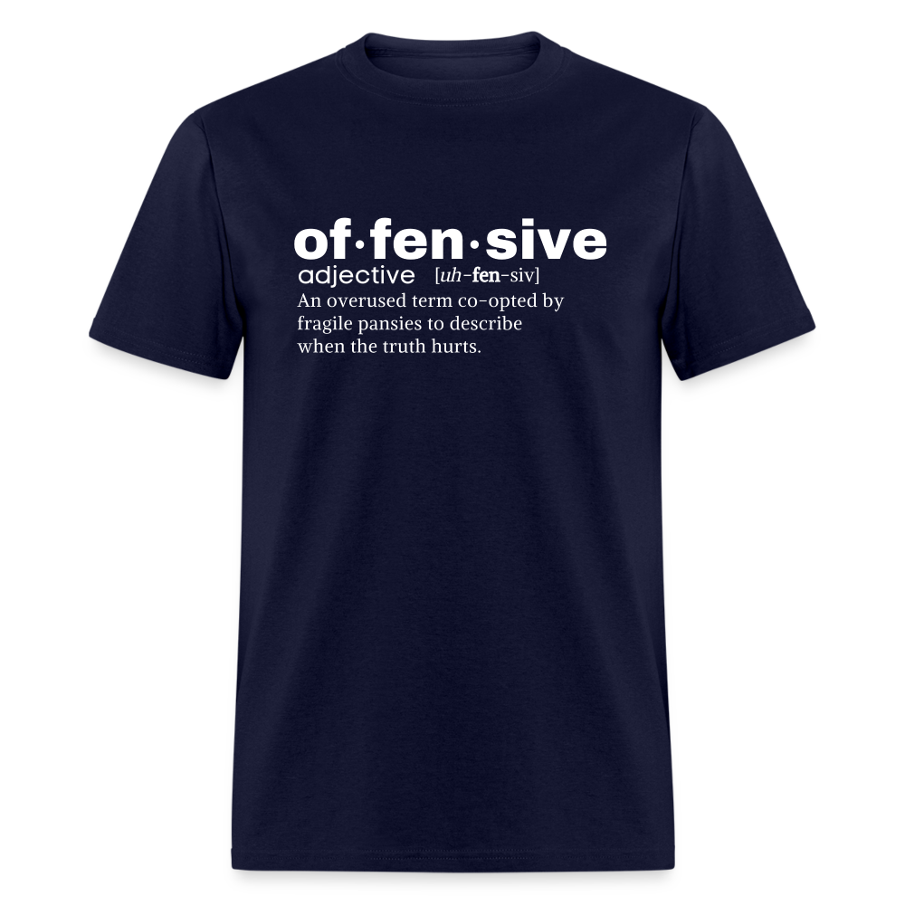 Offensive Definition Funny Classic T-Shirt - navy