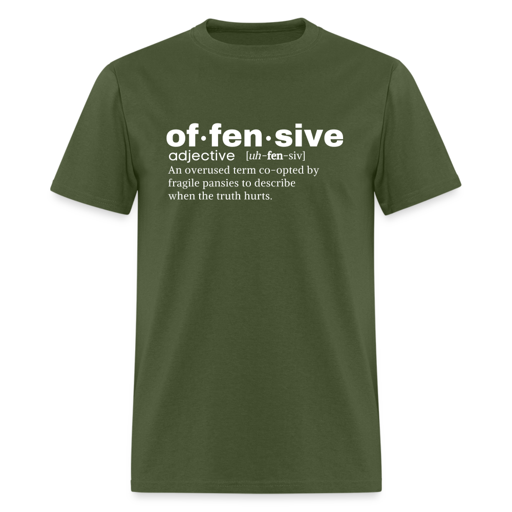 Offensive Definition Funny Classic T-Shirt - military green