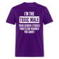 Toxic Male Funny Classic T-Shirt - purple