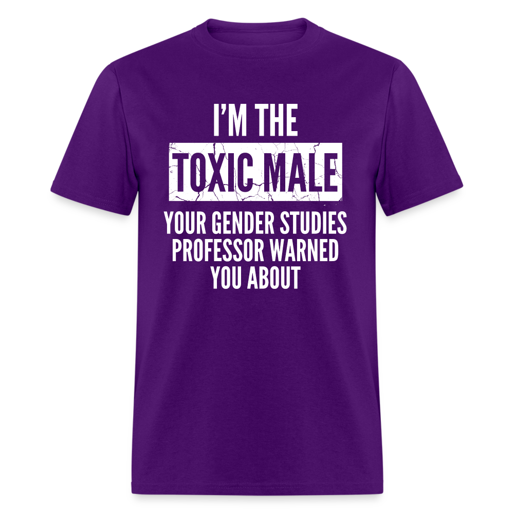 Toxic Male Funny Classic T-Shirt - purple