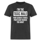 Toxic Male Funny Classic T-Shirt - heather black