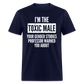 Toxic Male Funny Classic T-Shirt - navy