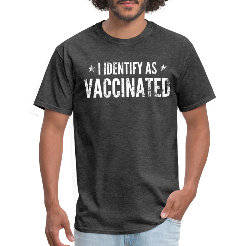 I Identify as Vaccinated Classic T-Shirt - heather black