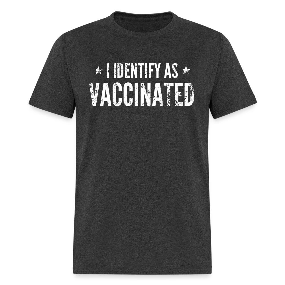 I Identify as Vaccinated Classic T-Shirt - heather black