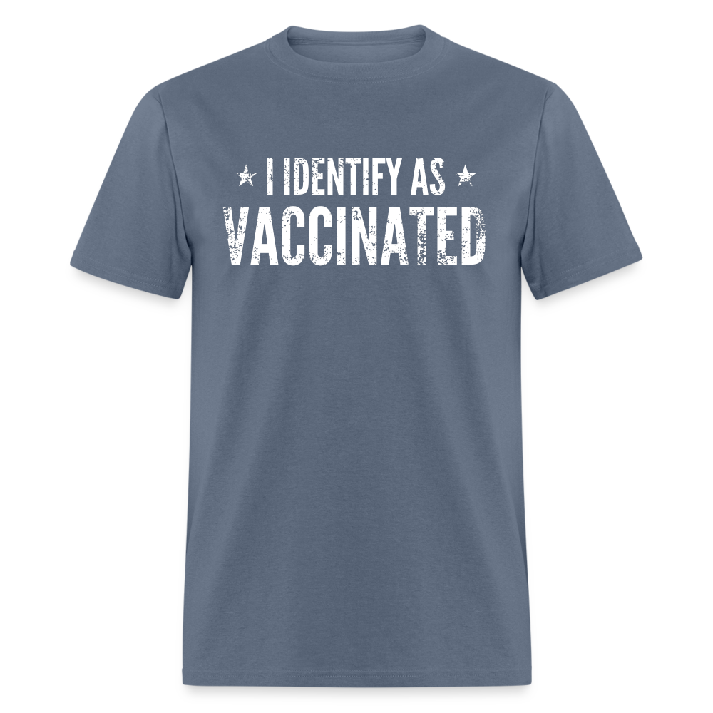 I Identify as Vaccinated Classic T-Shirt - denim