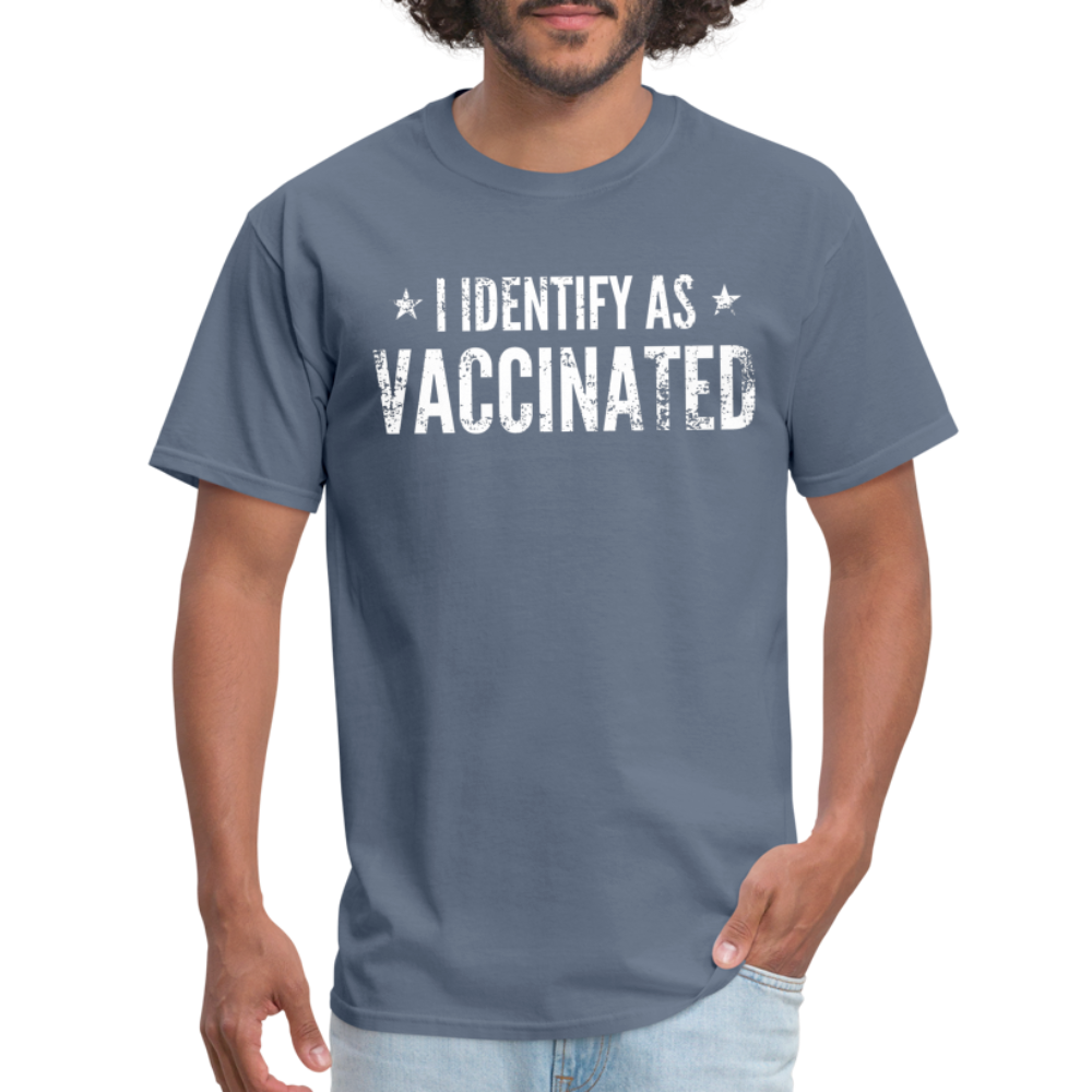 I Identify as Vaccinated Classic T-Shirt - denim