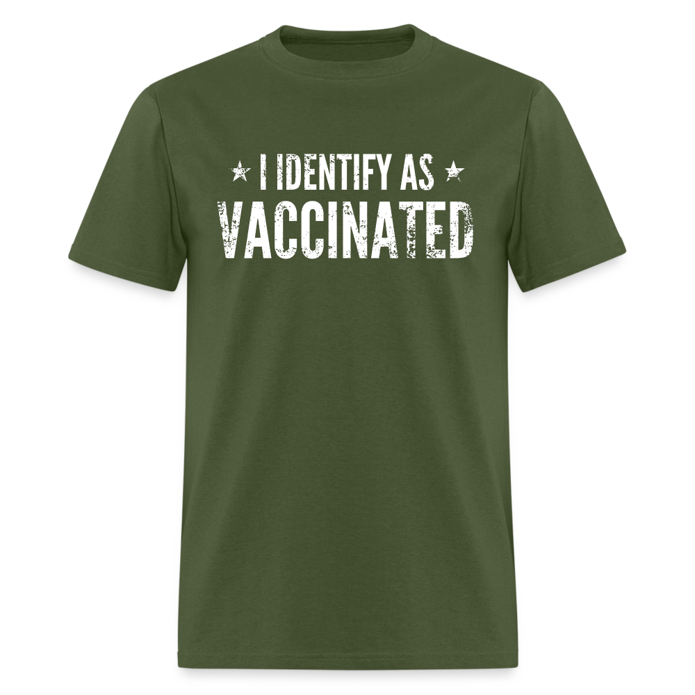 I Identify as Vaccinated Classic T-Shirt - military green