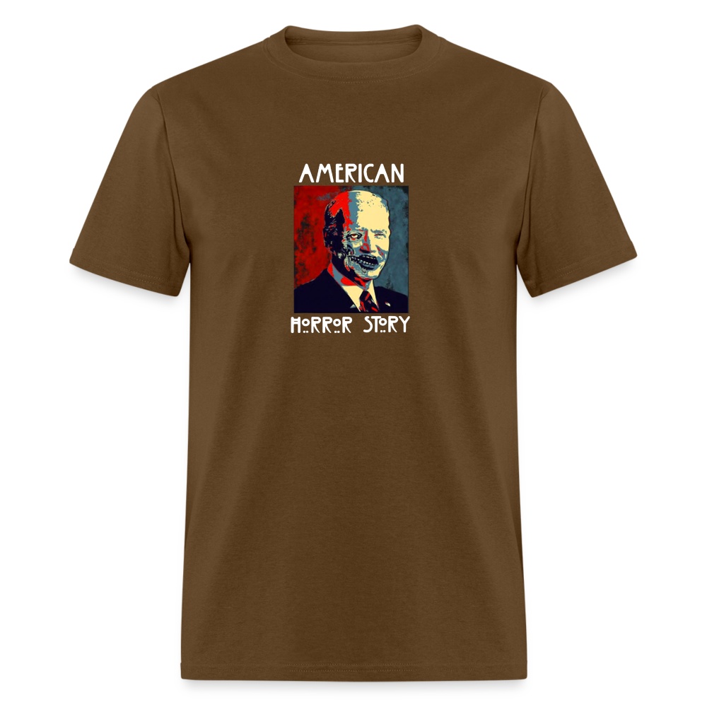 Joe Biden -  American Horror Story Halloween Classic T-Shirt - brown