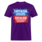 Capitalism vs Socialism Classic T-Shirt - purple