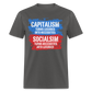 Capitalism vs Socialism Classic T-Shirt - charcoal