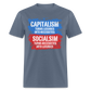 Capitalism vs Socialism Classic T-Shirt - denim