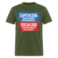 Capitalism vs Socialism Classic T-Shirt - military green