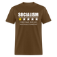 Review of socialism Classic T-Shirt - brown