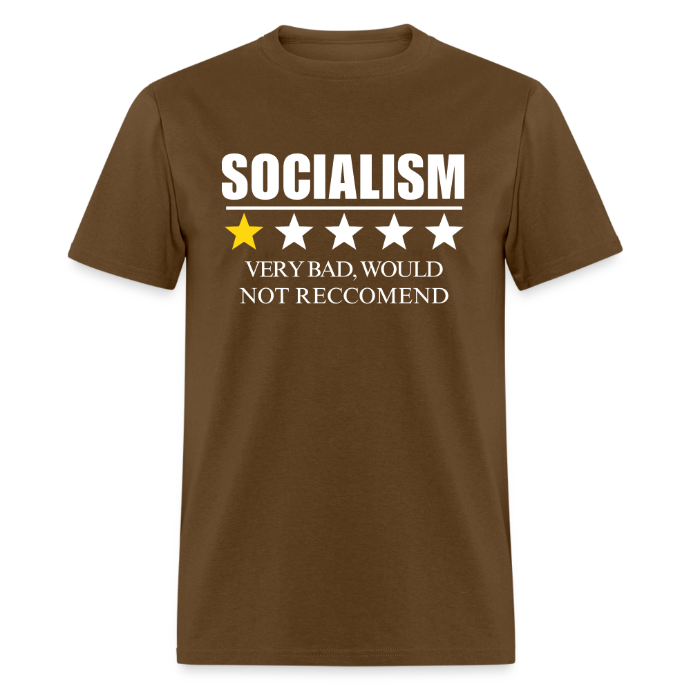 Review of socialism Classic T-Shirt - brown