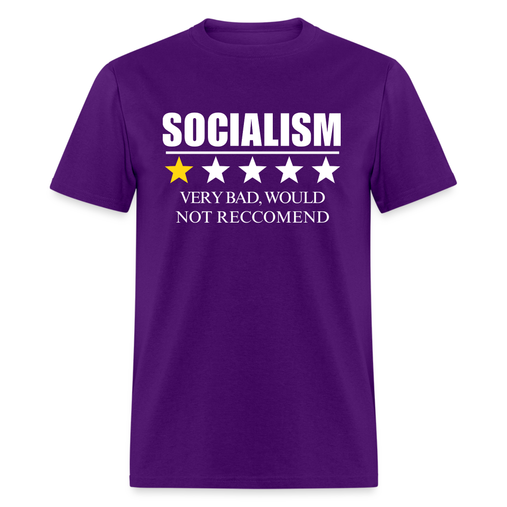 Review of socialism Classic T-Shirt - purple