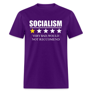 Review of socialism Classic T-Shirt - purple