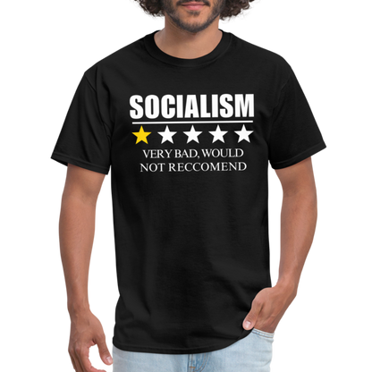 Review of socialism Classic T-Shirt - black