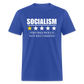 Review of socialism Classic T-Shirt - royal blue