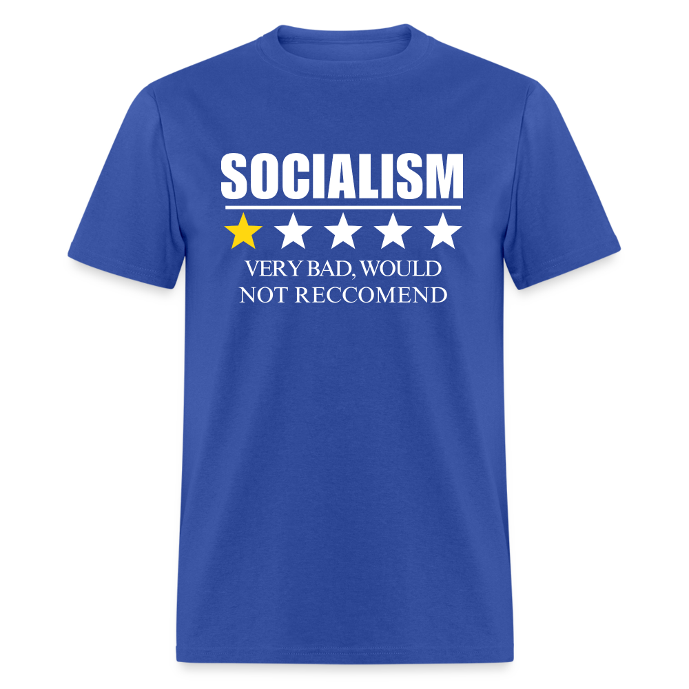 Review of socialism Classic T-Shirt - royal blue