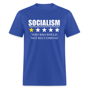 Review of socialism Classic T-Shirt - royal blue