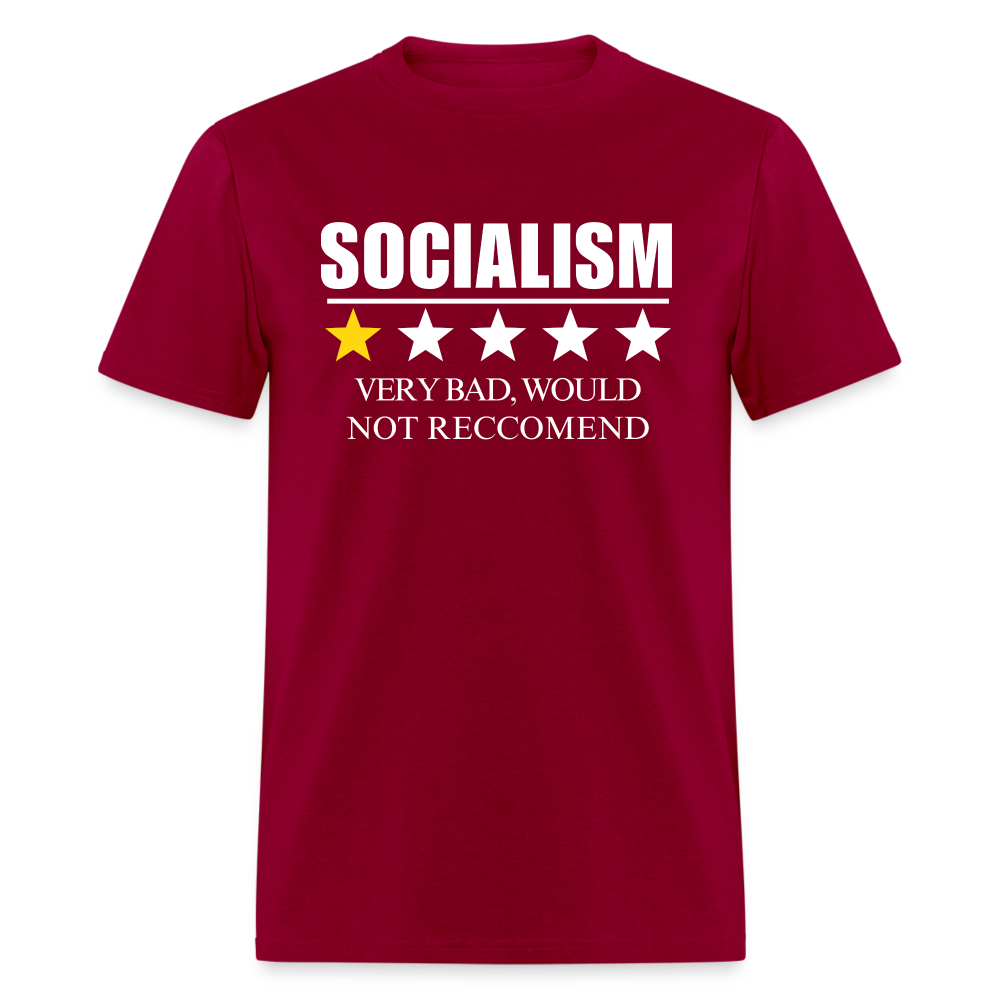 Review of socialism Classic T-Shirt - dark red