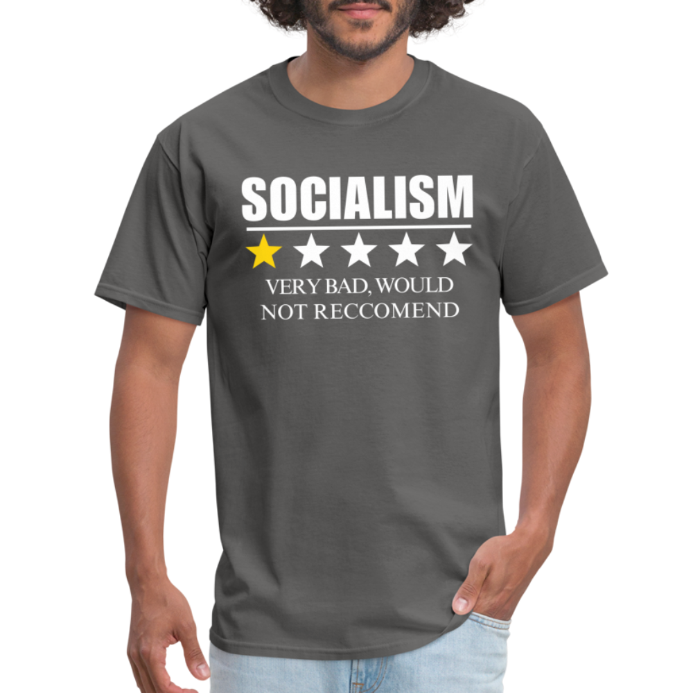 Review of socialism Classic T-Shirt - charcoal