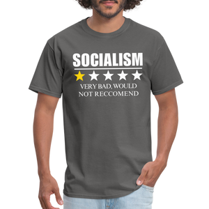 Review of socialism Classic T-Shirt - charcoal
