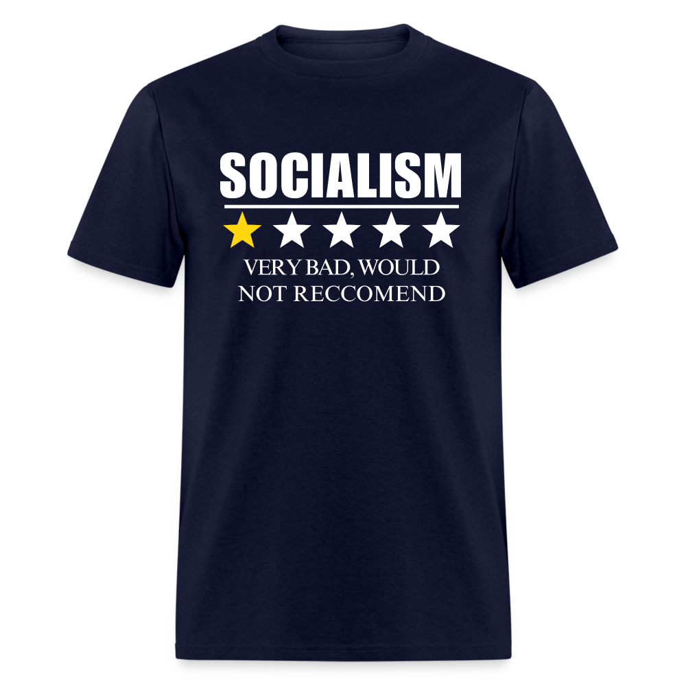 Review of socialism Classic T-Shirt - navy