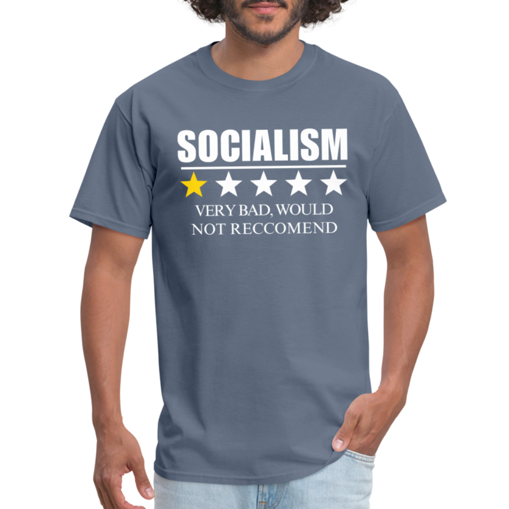 Review of socialism Classic T-Shirt - denim